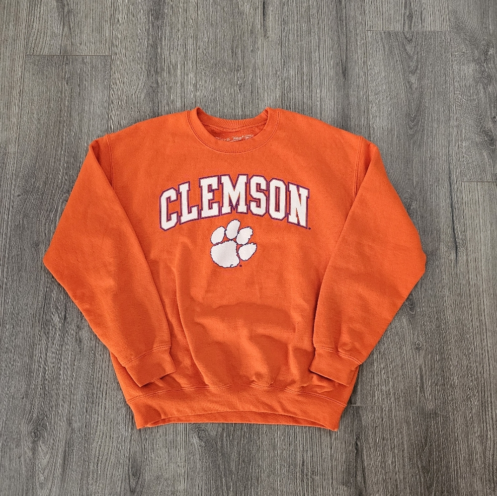 Clemson Tigers The Victory Crewneck Sweater Womens Size Medium